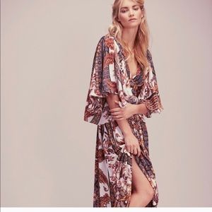Free people goddess fern maxi dress
